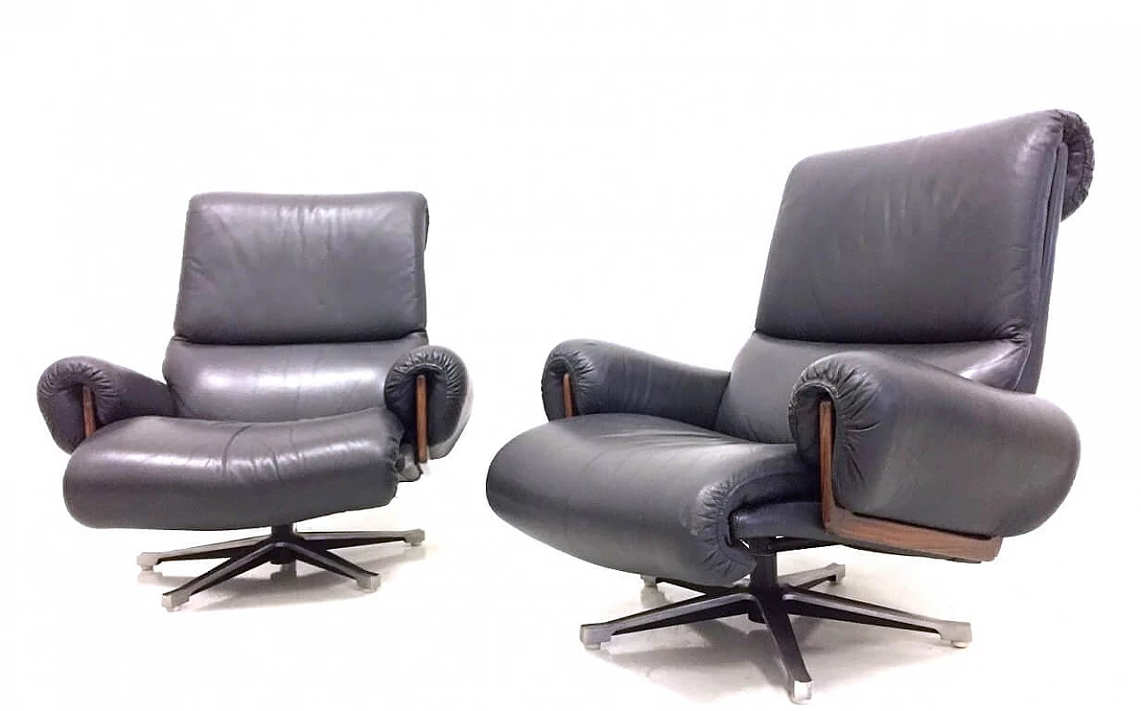Pair of armchairs Strassle by Vandenbeuck, 60s 1146457