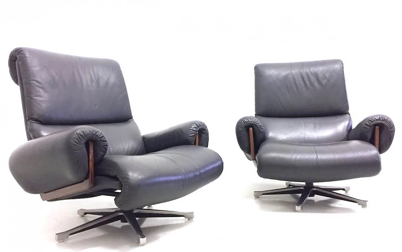 Pair of armchairs Strassle by Vandenbeuck, 60s 1146458