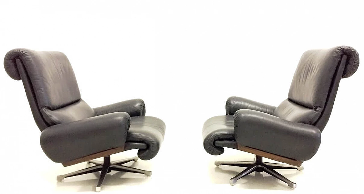 Pair of armchairs Strassle by Vandenbeuck, 60s 1146461
