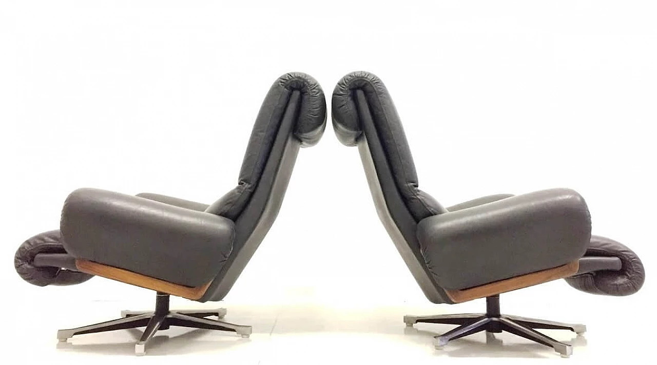 Pair of armchairs Strassle by Vandenbeuck, 60s 1146463