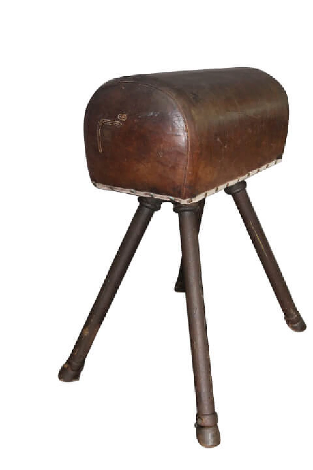 Cavallina da ginnastica artistica in cuoio, anni '40 1146659