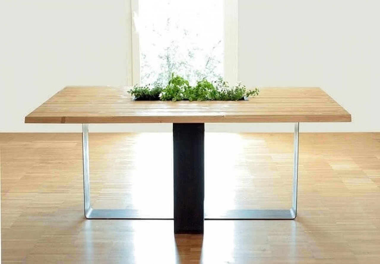 Tavolo Coltivabile in acciaio corten 1146782