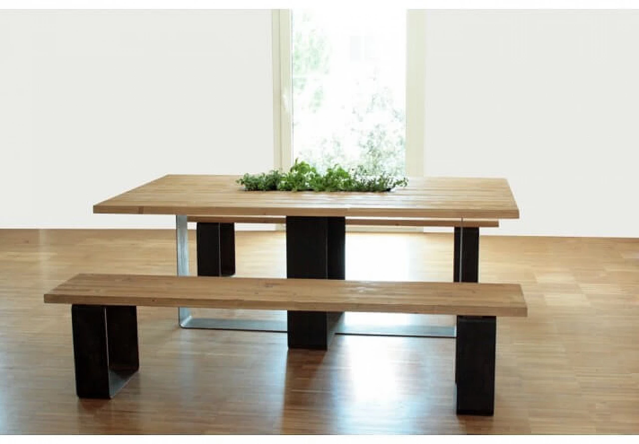 Tavolo Coltivabile in acciaio corten 1146783