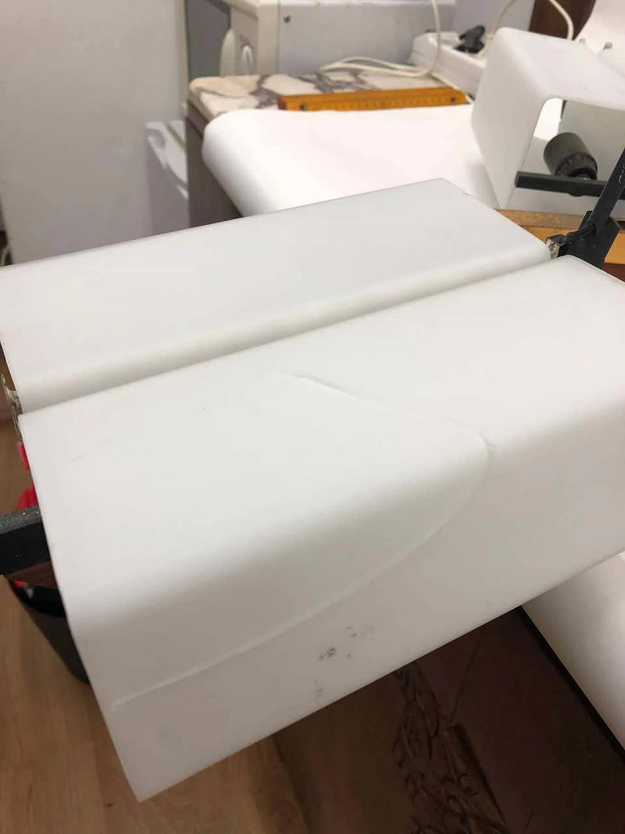 Teak and brass chandelier by Stilux, 1950's 1146889