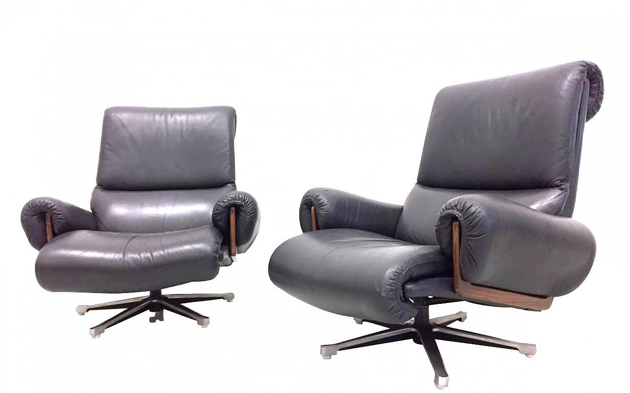 Pair of armchairs Strassle by Vandenbeuck, 60s 1147018