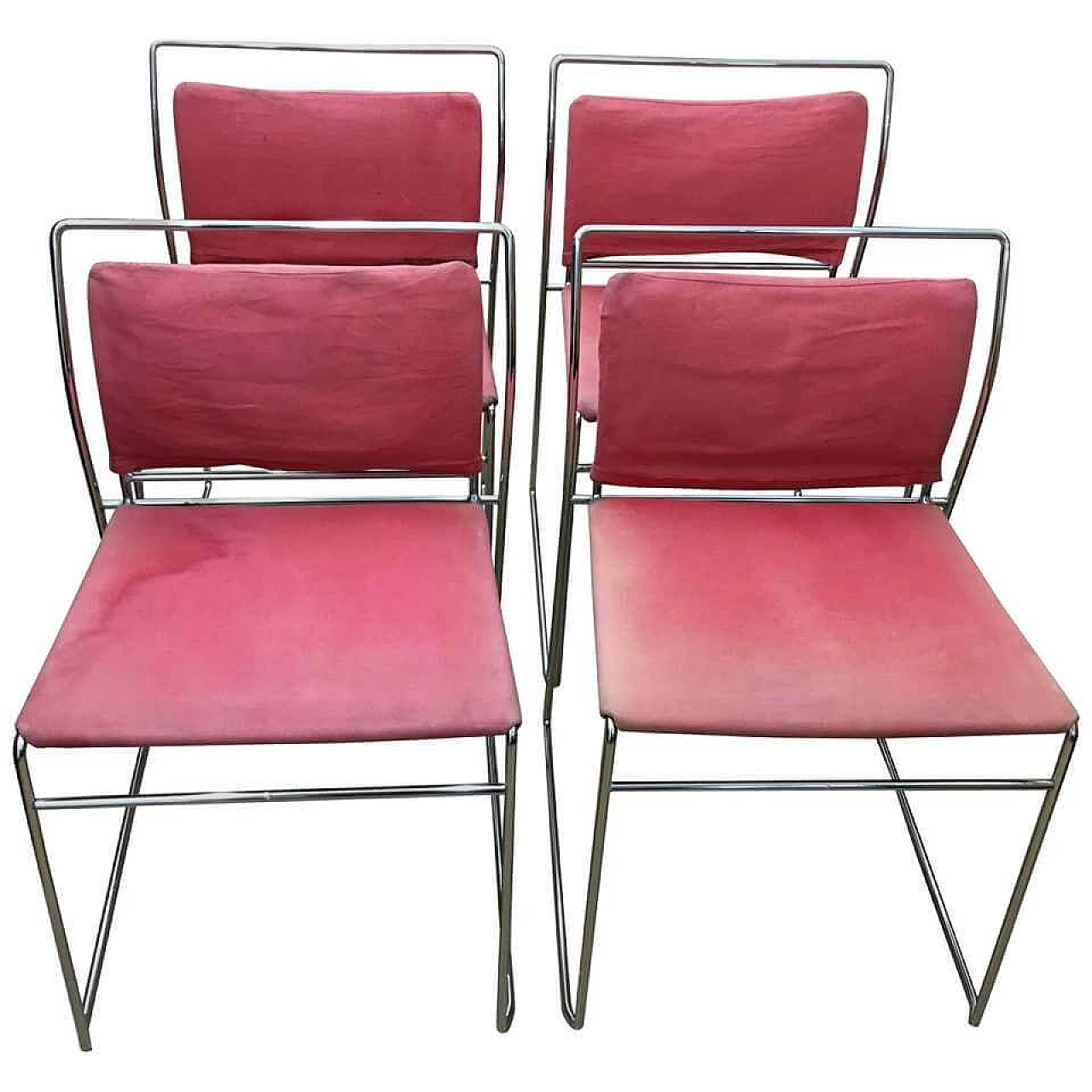 4 Tulu steel chairs by Kazuhide Takahama for Simon Gavina, 1969 1147057