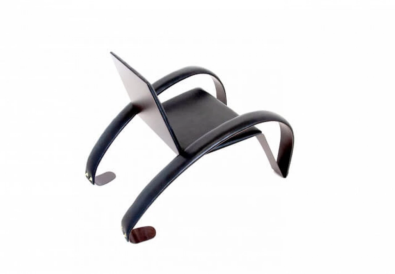 Poltrona Kriva in acciaio corten 1147332