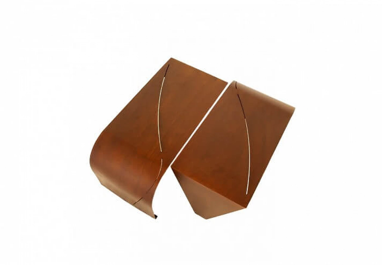 Essential coffee table in corten 1147363