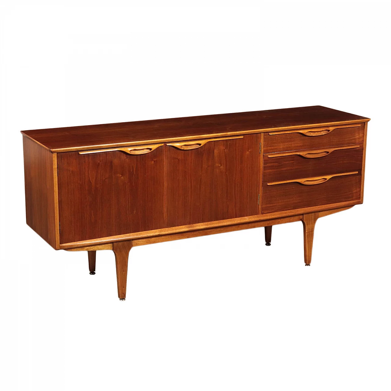 English Mid century sideboard in teak with beech details, 60s 1147639
