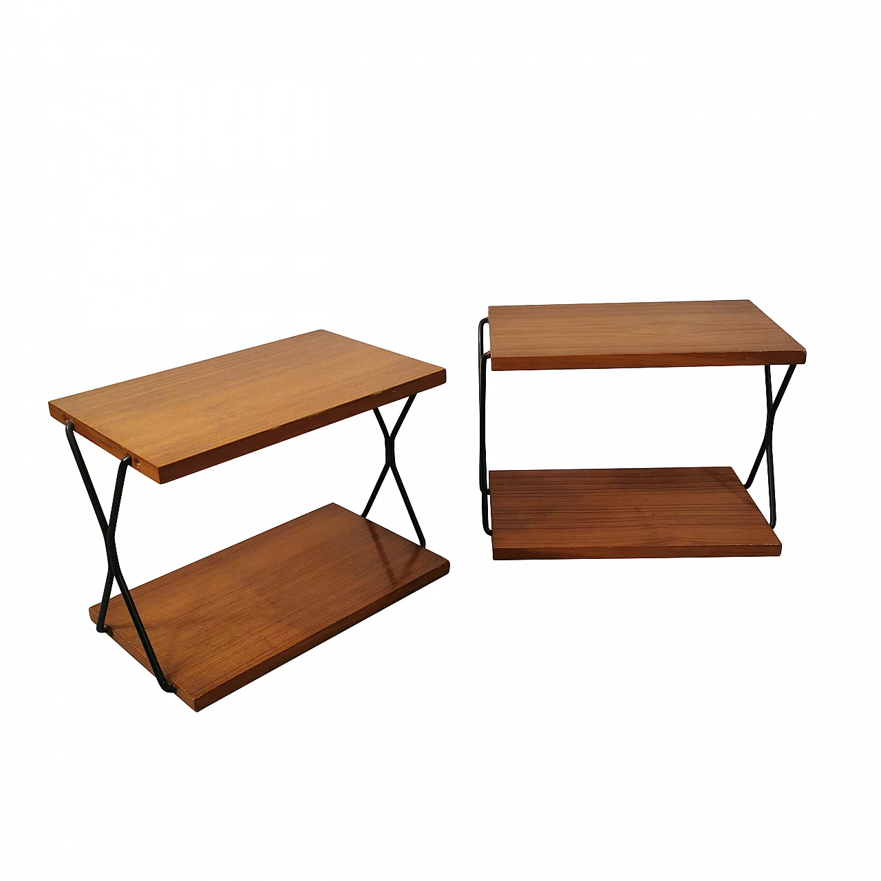 Pair of shelves or bedside tables by Isa Bergamo 1147787