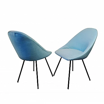 Pair of chairs by Rossi di Albizzate