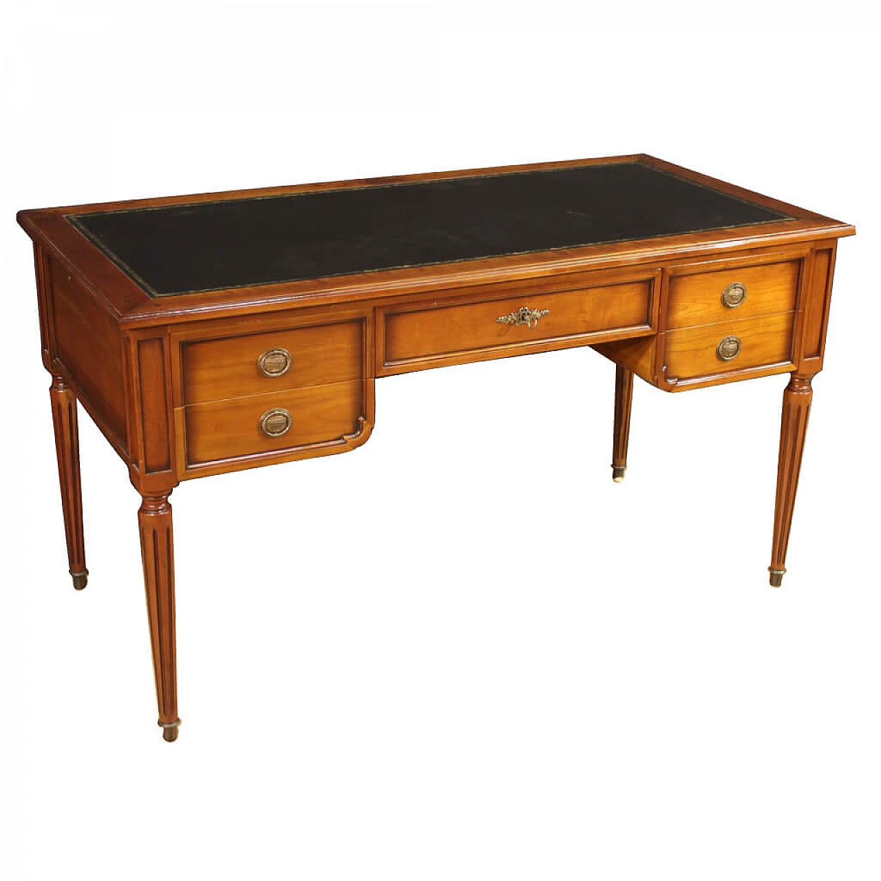 French writing desk in beech, cherry and fruit wood 1147869