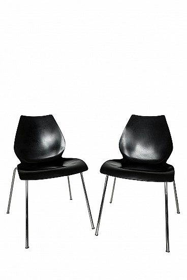 Pair of Maui chairs by Vico Magistretti for Kartell