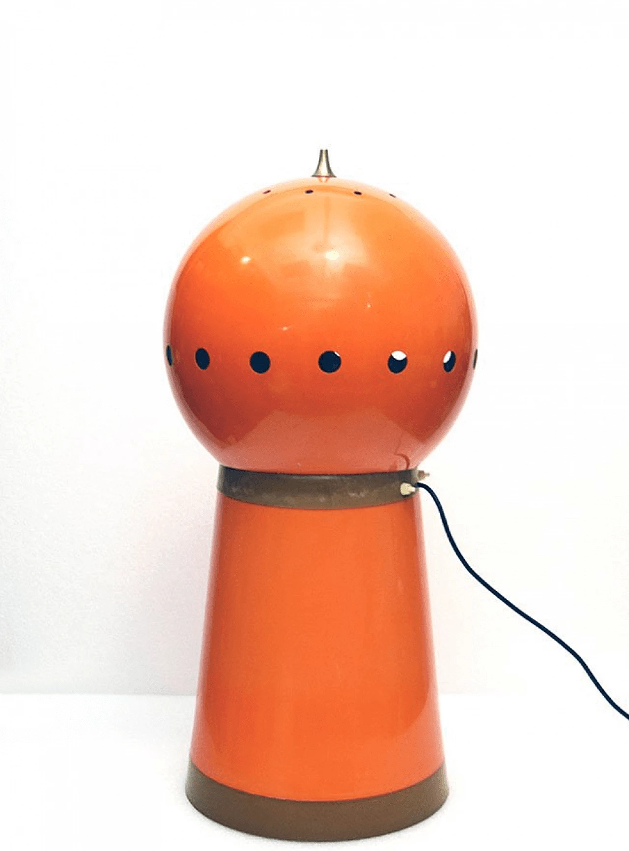 Space Age table lamp in plastic and metal, 1960s 1148014