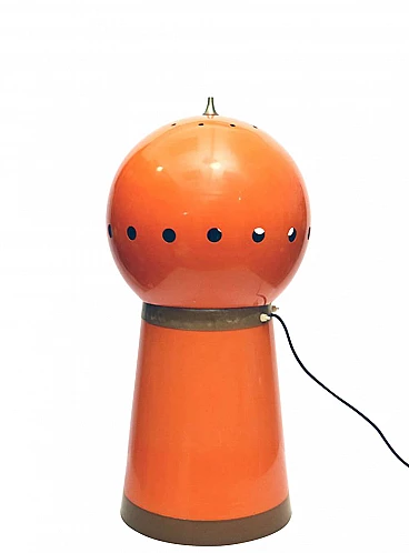 Space Age table lamp in plastic and metal, 1960s