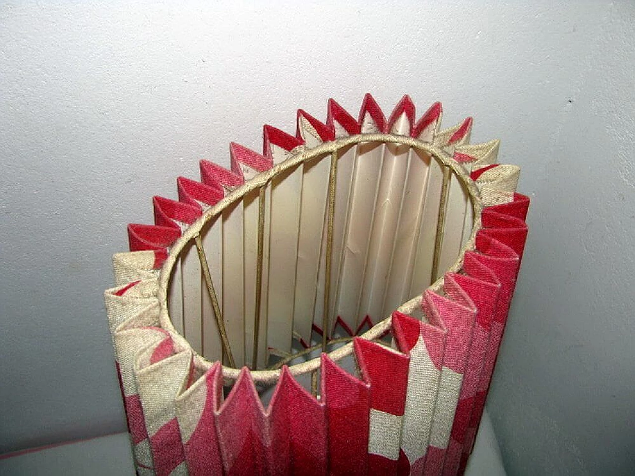 Lampada da tavolo francese in vetro, anni '60 1148138