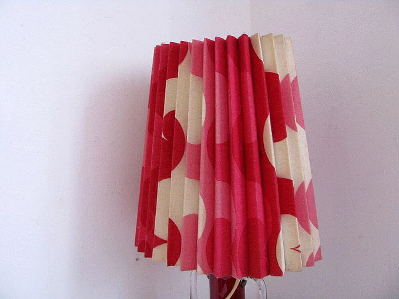 Lampada da tavolo francese in vetro, anni '60 1148139