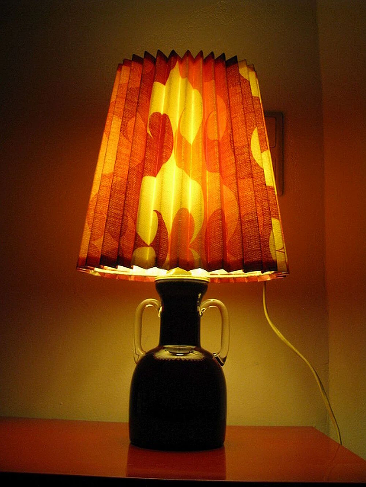 French table lamp in glass, 60s 1148143
