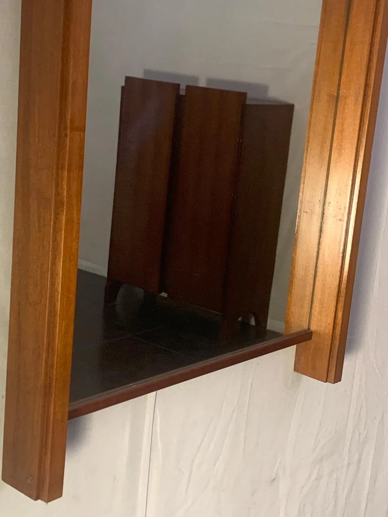 Specchio modulare in teak, anni '70 1148517