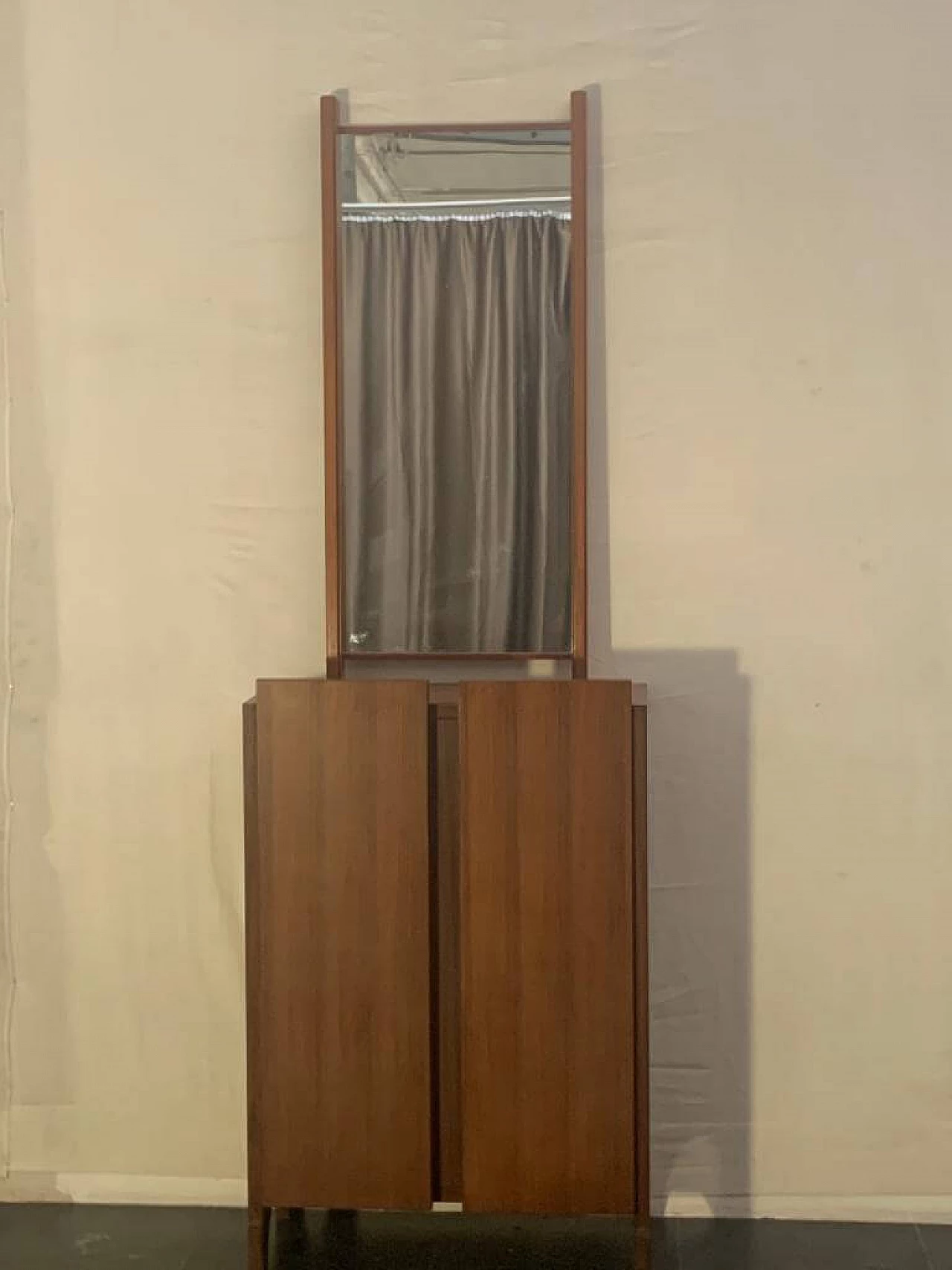 Specchio modulare in teak, anni '70 1148519