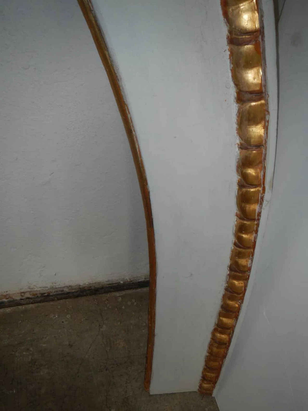 White lacquered frame with gold leaf twist, 1920s 1148692