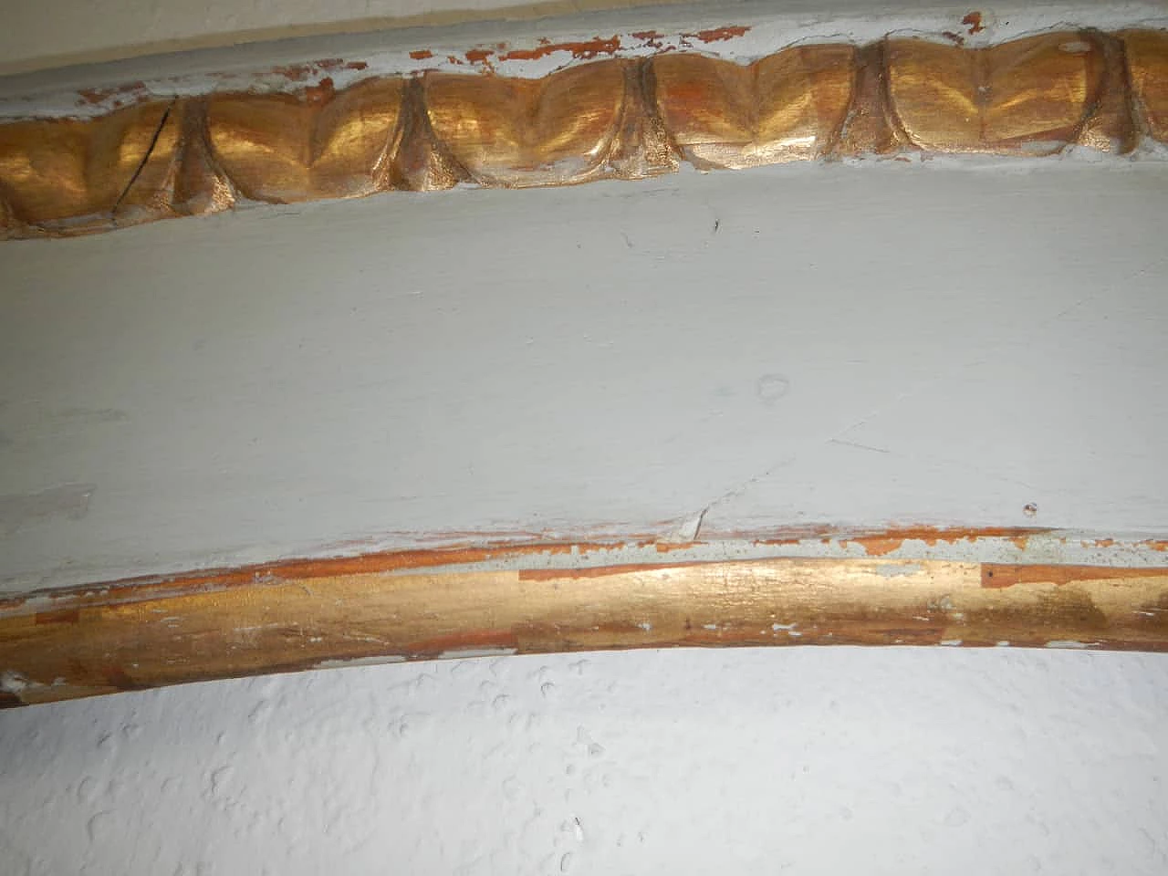 White lacquered frame with gold leaf twist, 1920s 1148705