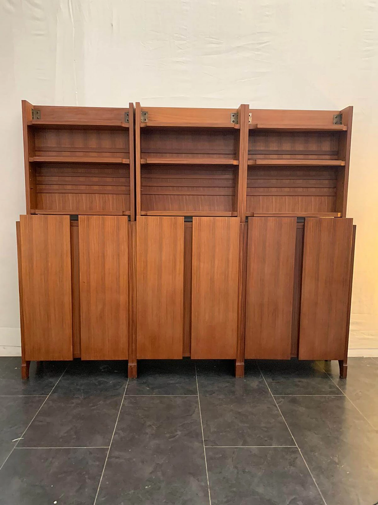 Modular teak sideboard, 70's 1148730