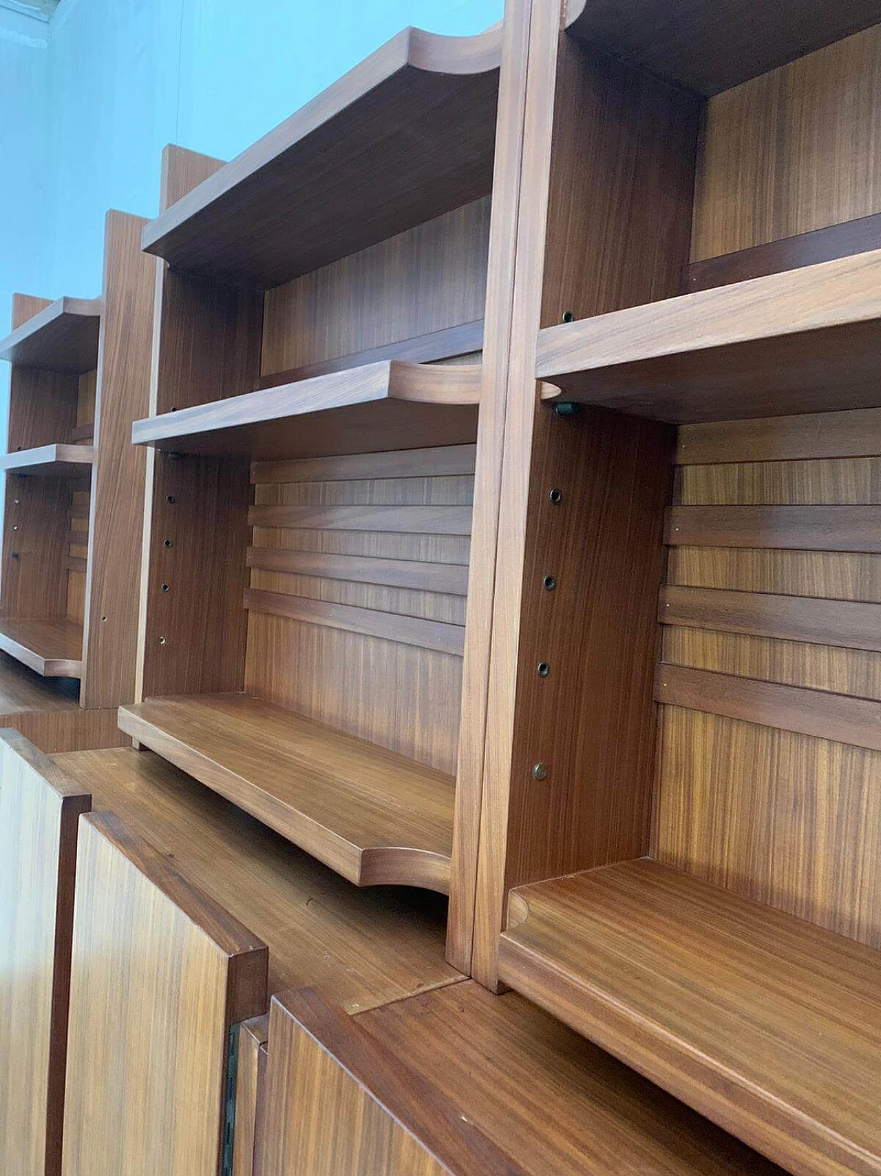 Modular teak sideboard, 70's 1148735