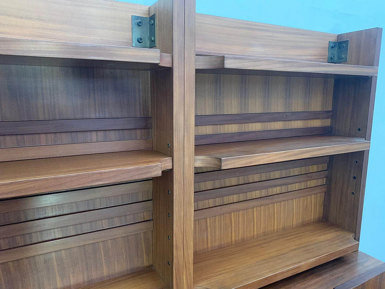 Modular teak sideboard, 70's 1148736