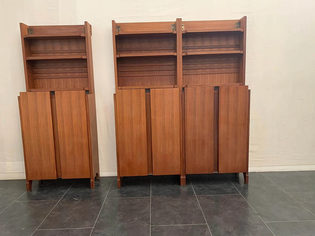 Modular teak sideboard, 70's 1148738