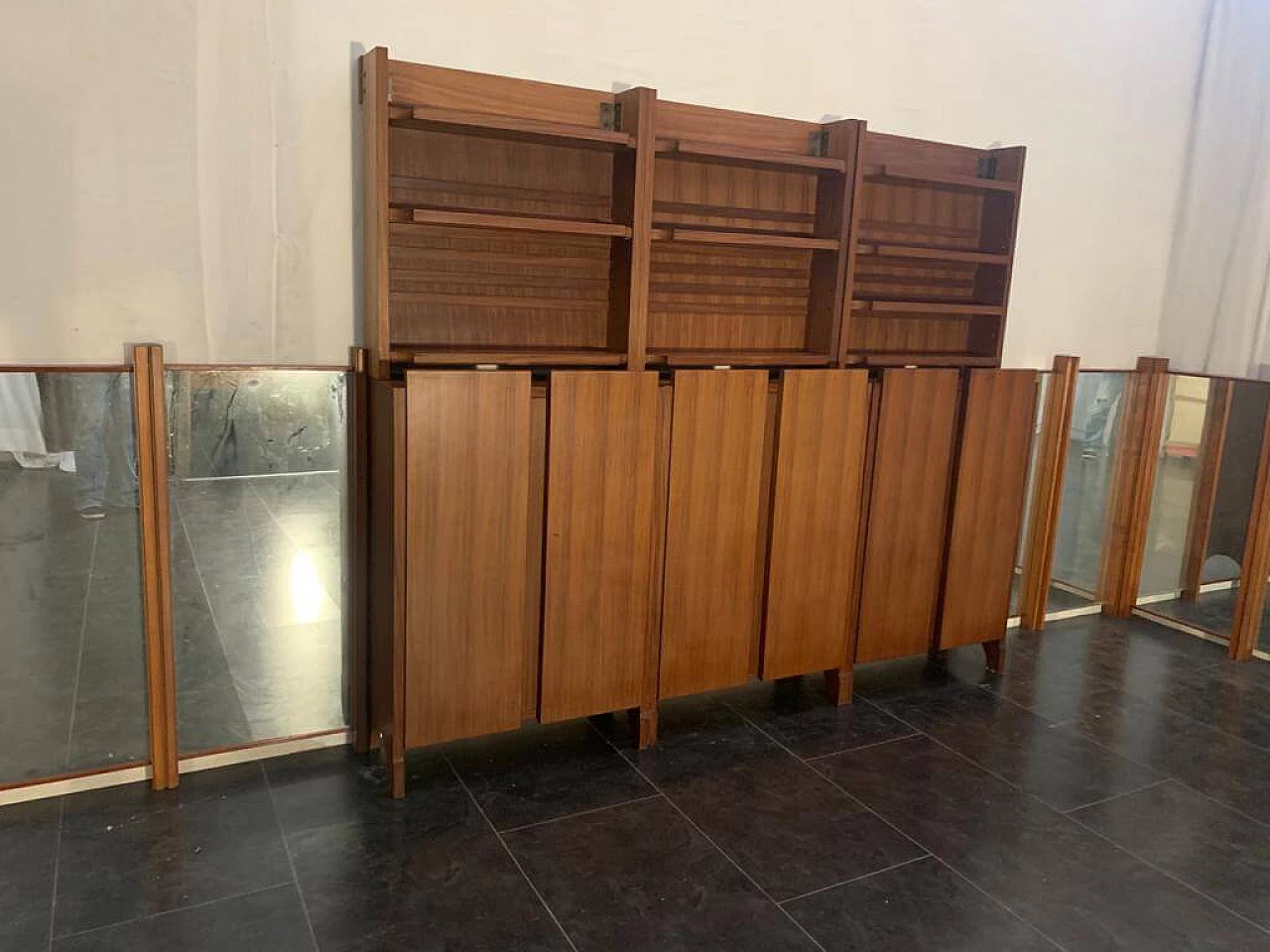 Modular teak sideboard, 70's 1148741