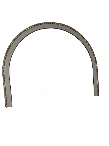 Cornice laccata con torciglione in foglia d'oro, anni '20