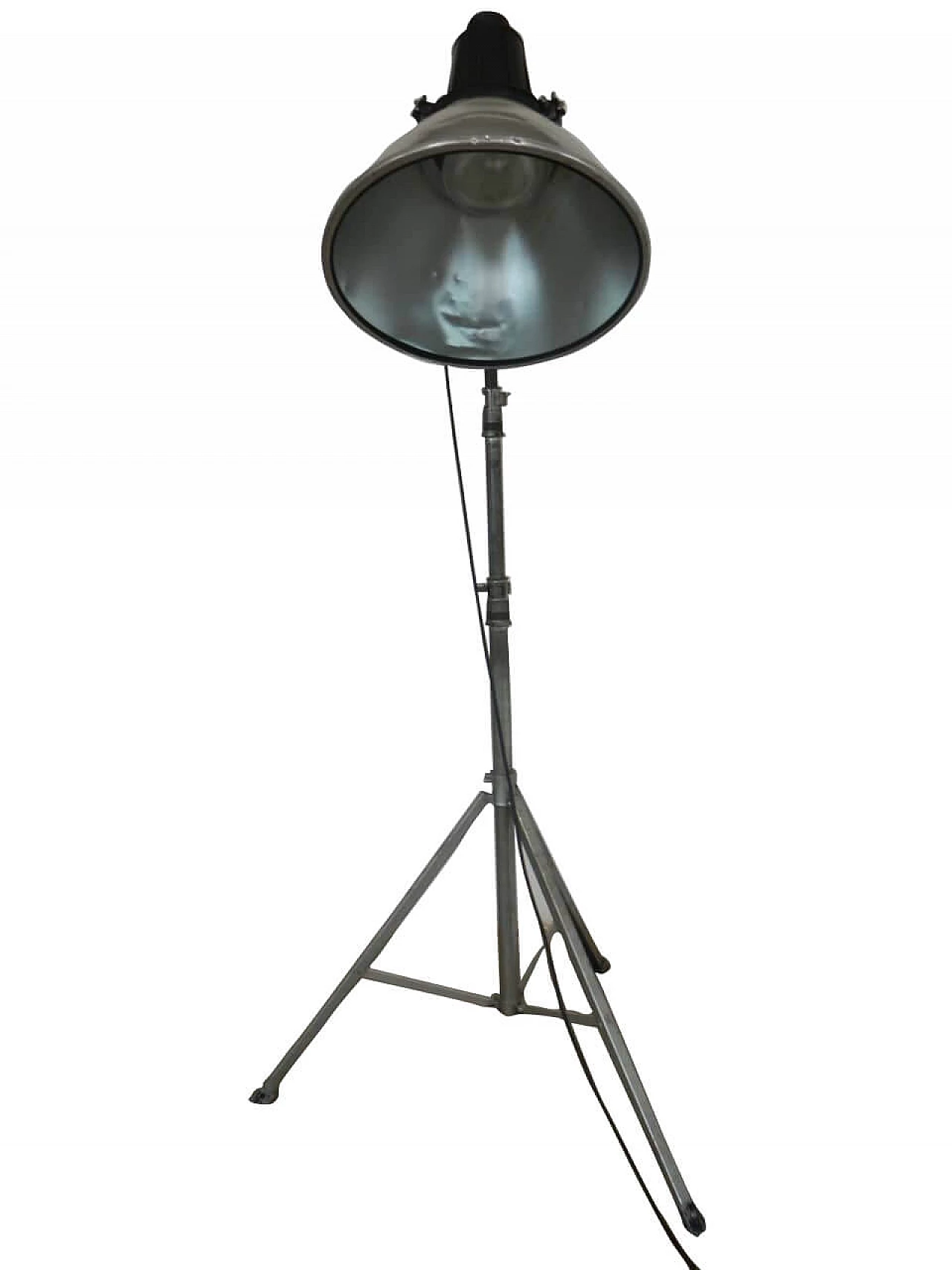 Italian industrial lamp on tripod,  70s 1149269