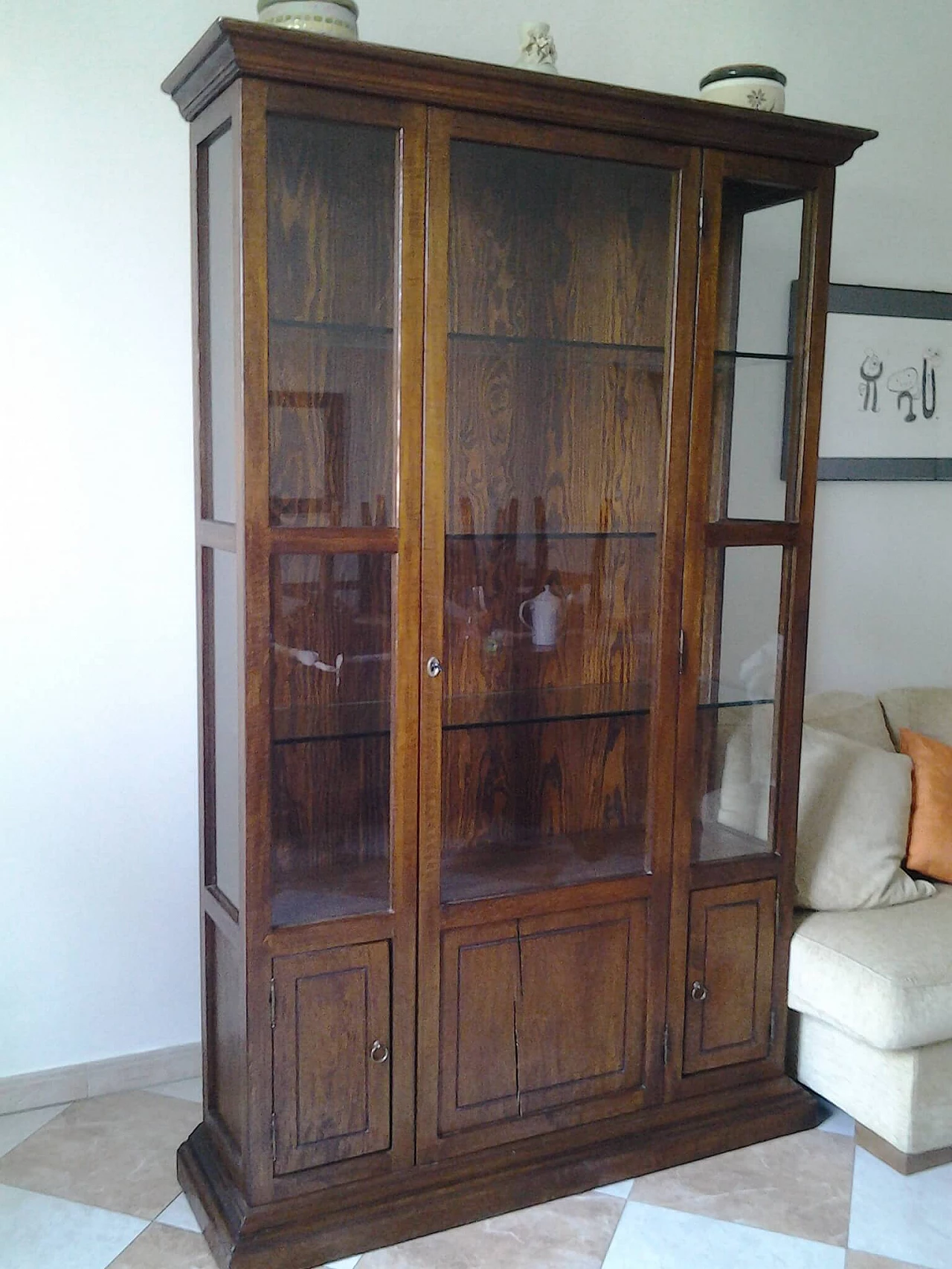 Vetrinetta in legno massello 1149303