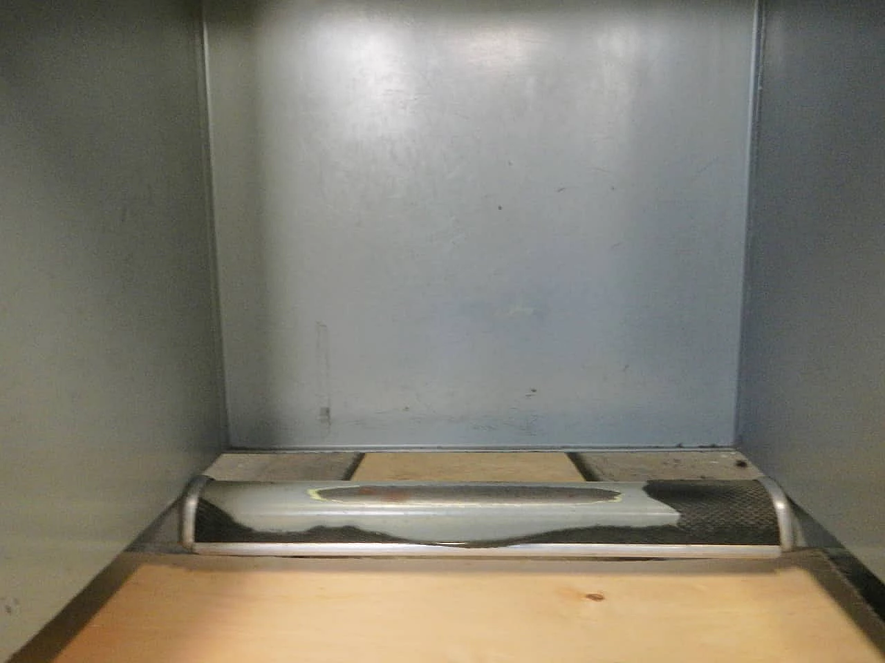 8 drawers industrial metal desk, 60s 1149411