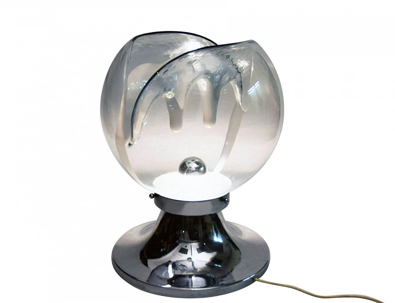 Membrana lampada in vetro soffiato di Toni Zuccheri per VeArt, anni '70 1149462