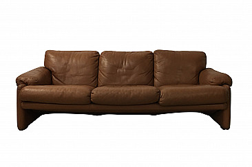 Coronado leather sofa by Afra and Tobia Scarpa for B&B Italia