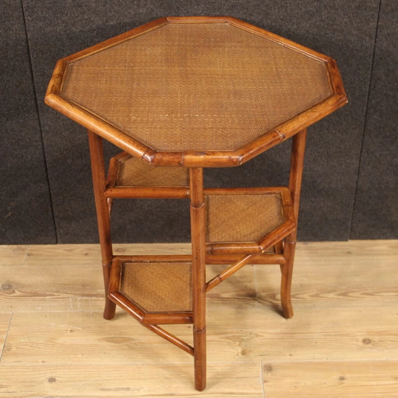 Spanish coffee table in bamboo wood 1150373