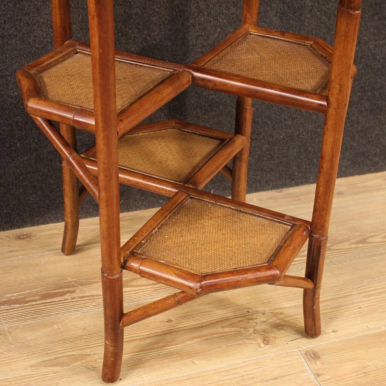 Spanish coffee table in bamboo wood 1150376