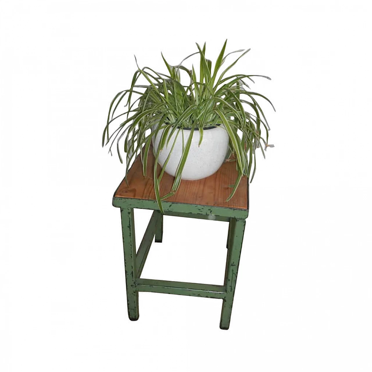 Squared metal stand or stool, 70s 1150635