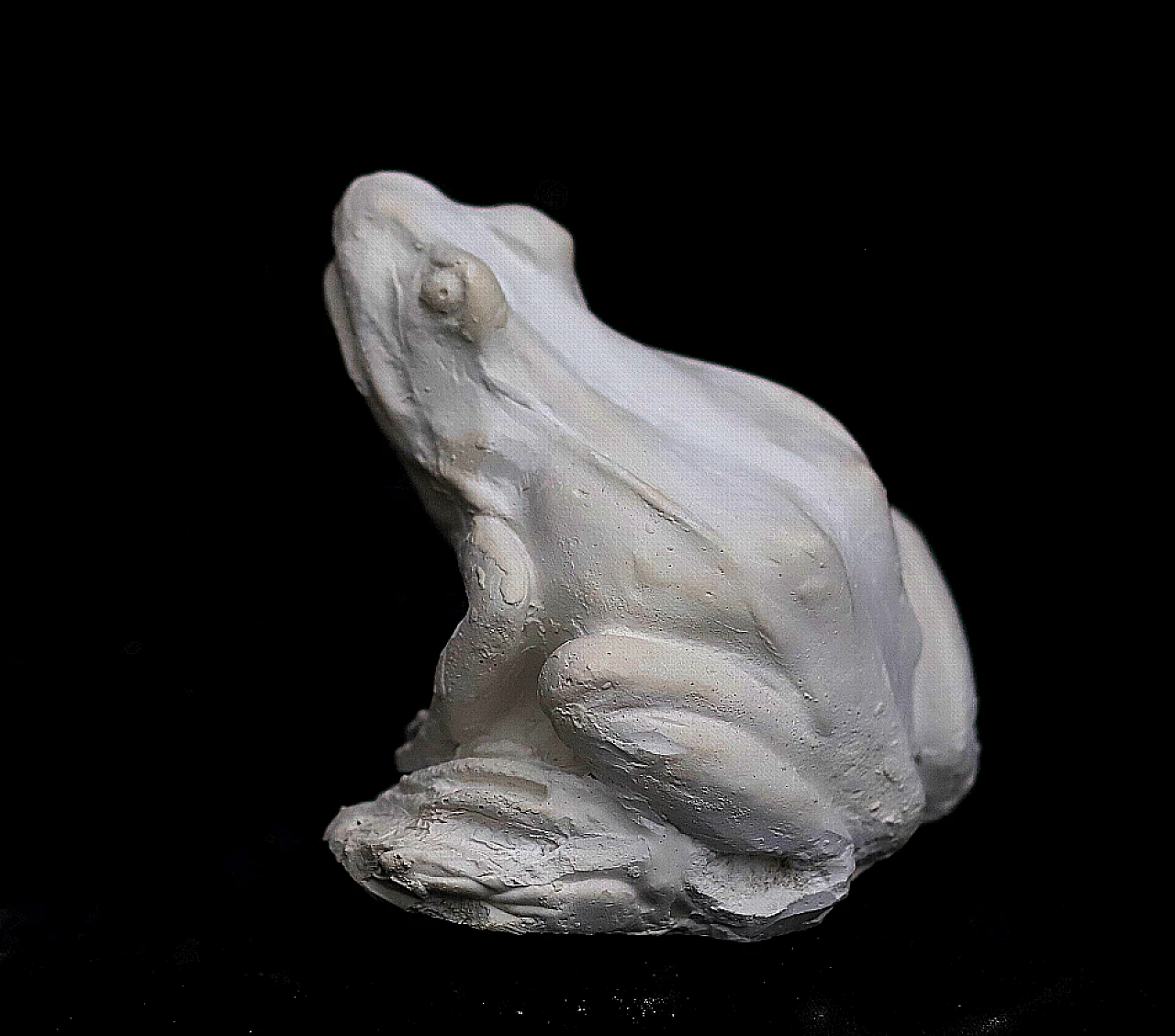 Scultura di Rana in gesso 1150754