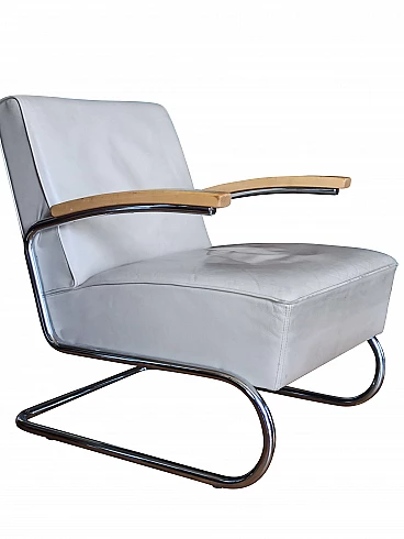 Cantilever S411 armchair by Robert Slezak for Thonet