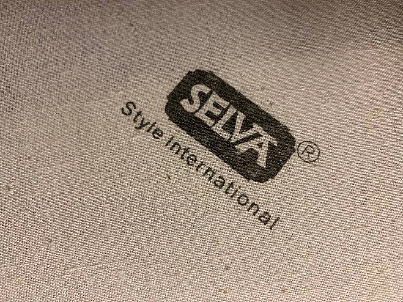 Pair of armchairs upholstered in silk 1150979