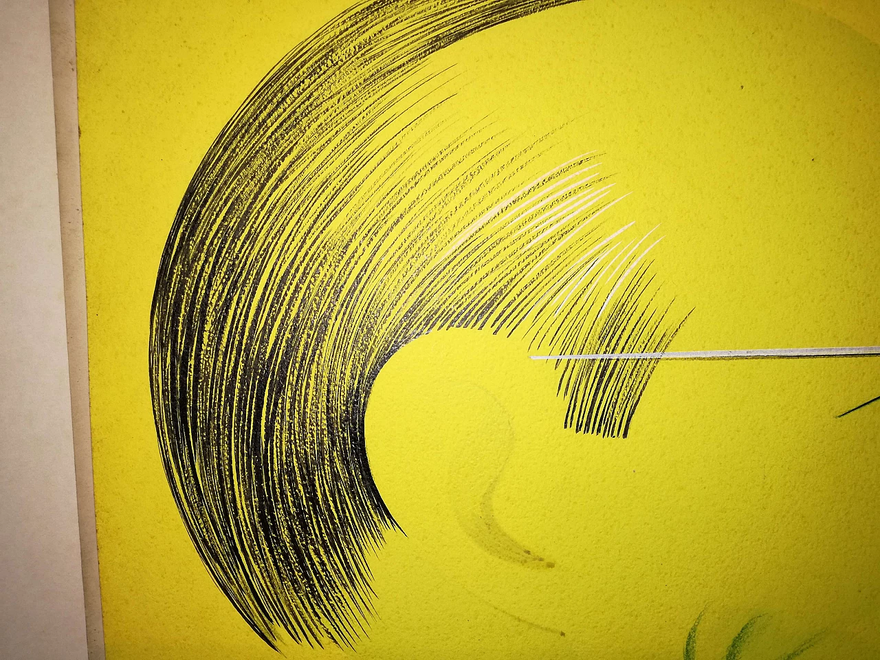 Litografia Ritratto di Alcide De Gasperi, di Paolo Garretto, 1954 1151146