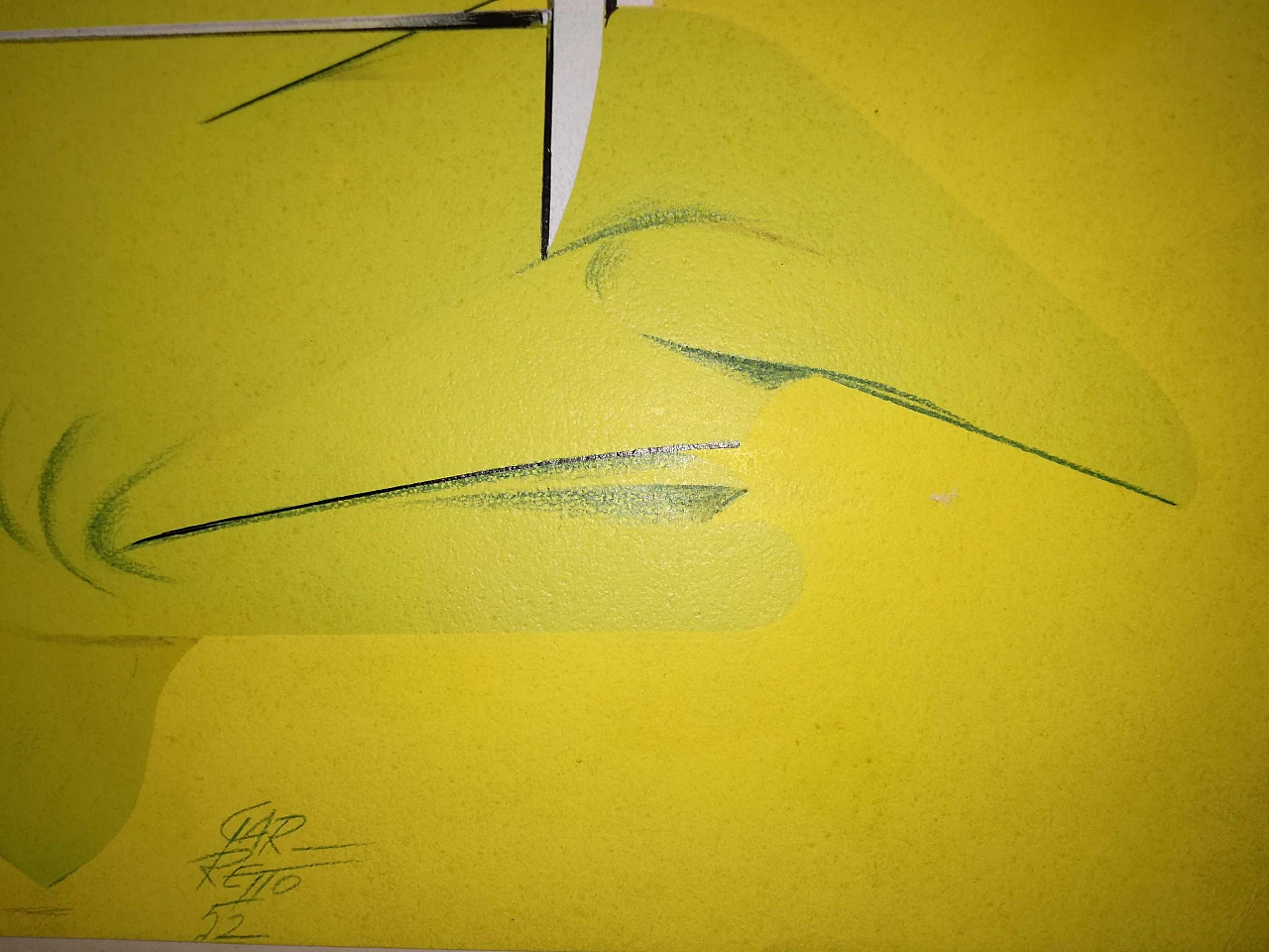 Litografia Ritratto di Alcide De Gasperi, di Paolo Garretto, 1954 1151147