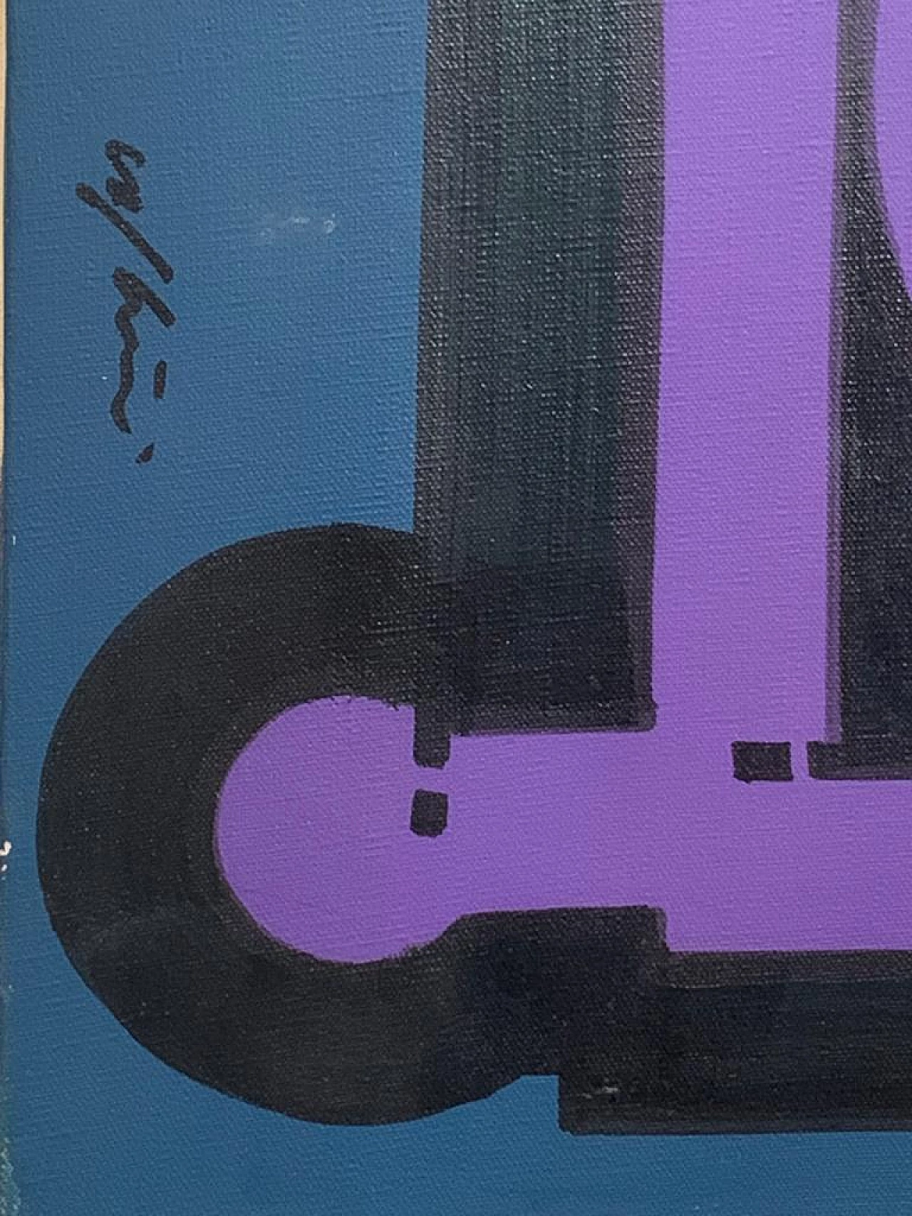 Painting Anarchic Anthropomorphic Element by Renato Volpini, 1968 1151425