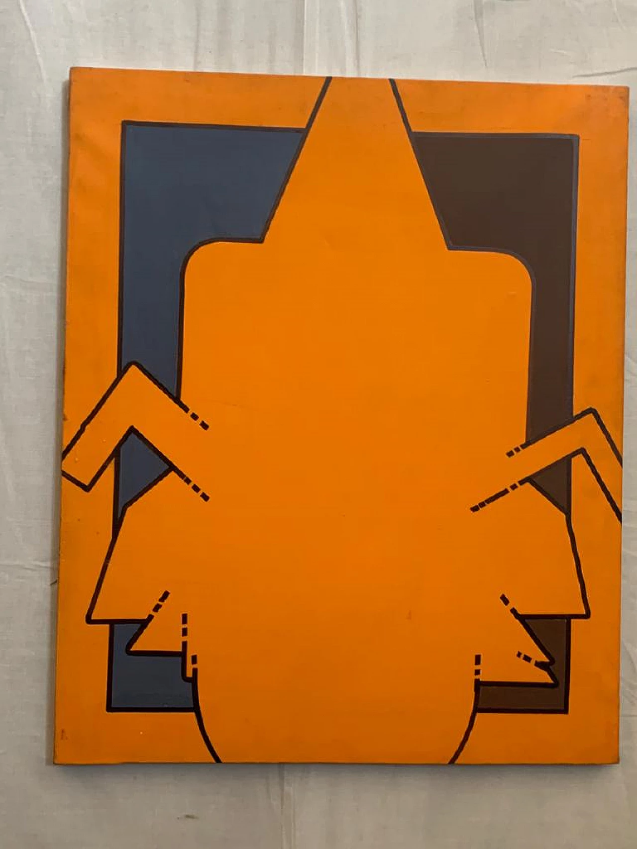 Painting Anthropomorphic Element by Renato Volpini, 1968 1151441