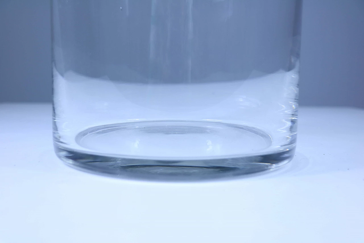 Grande vaso in vetro e metallo 1151801