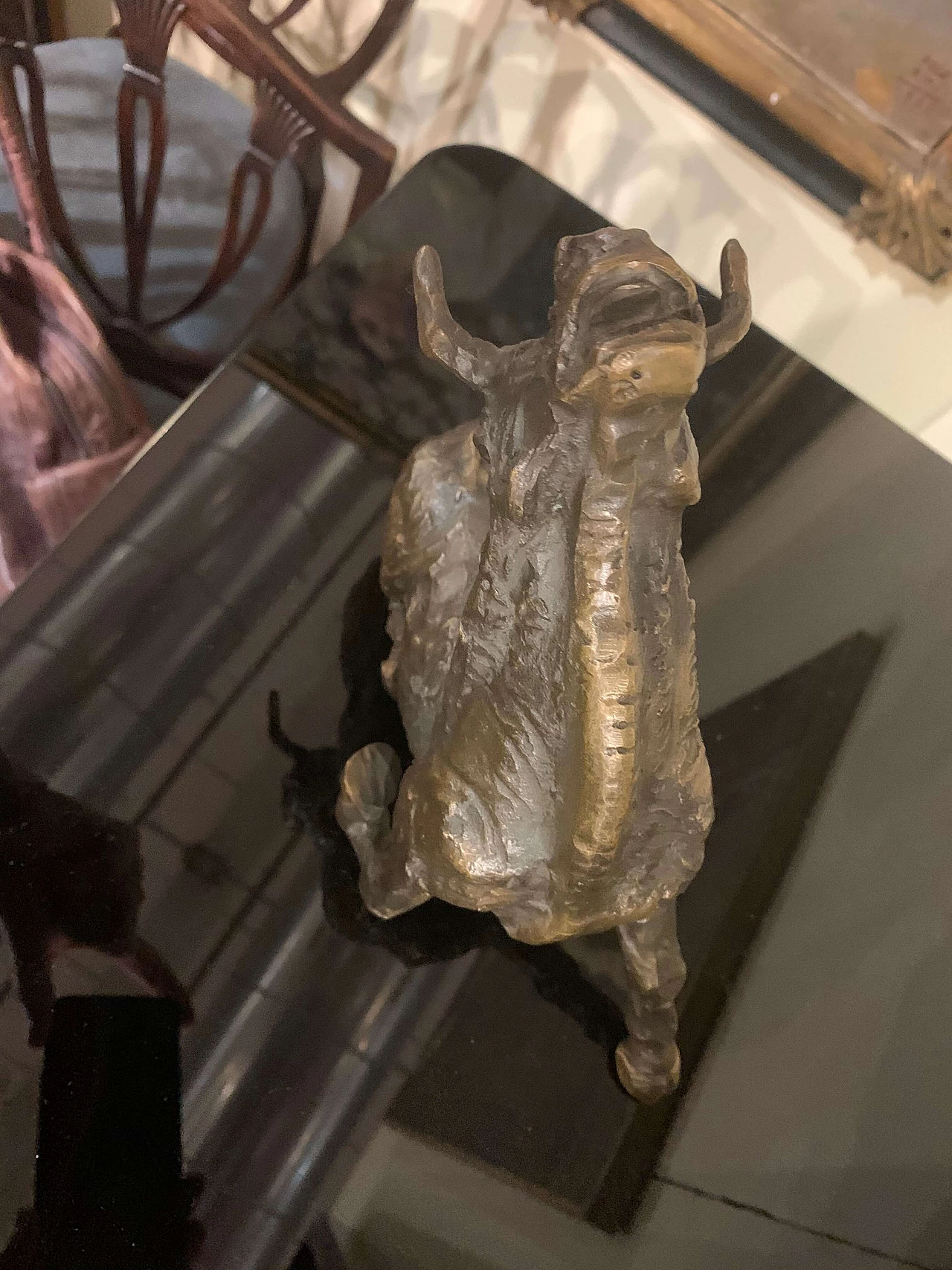Scultura in bronzo di Toro, anni '40 1151941
