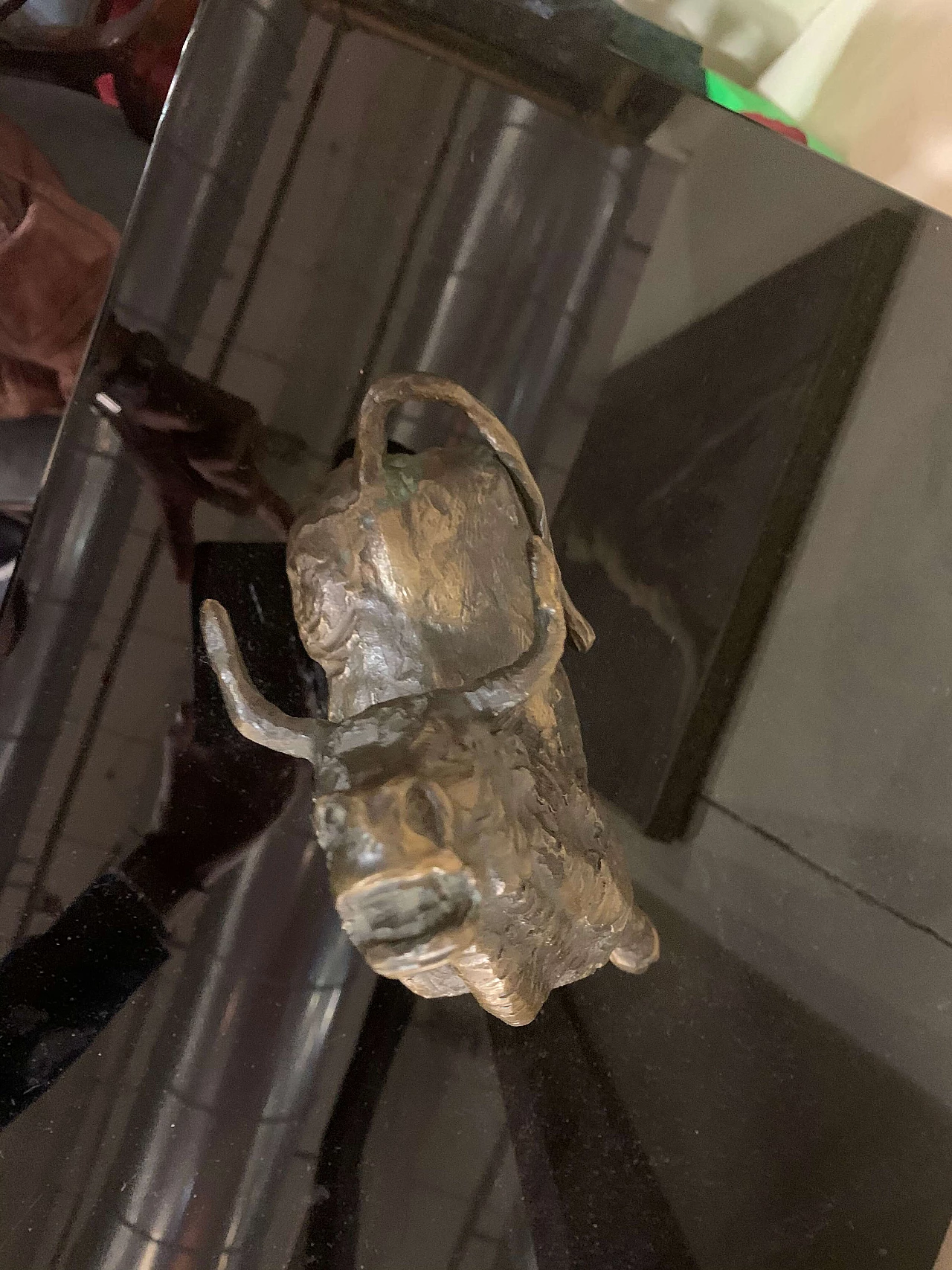 Scultura in bronzo di Toro, anni '40 1151942